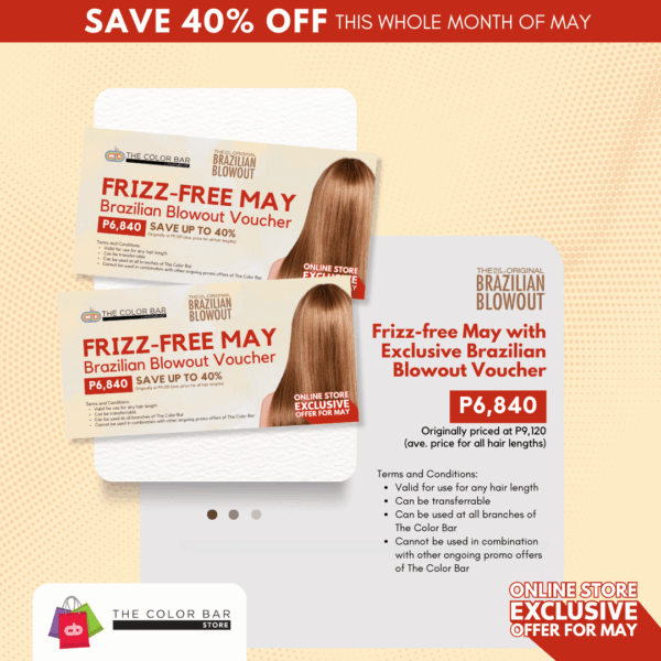 FRIZZ-FREE MAY with Exclusive Brazilian Blowout Voucher