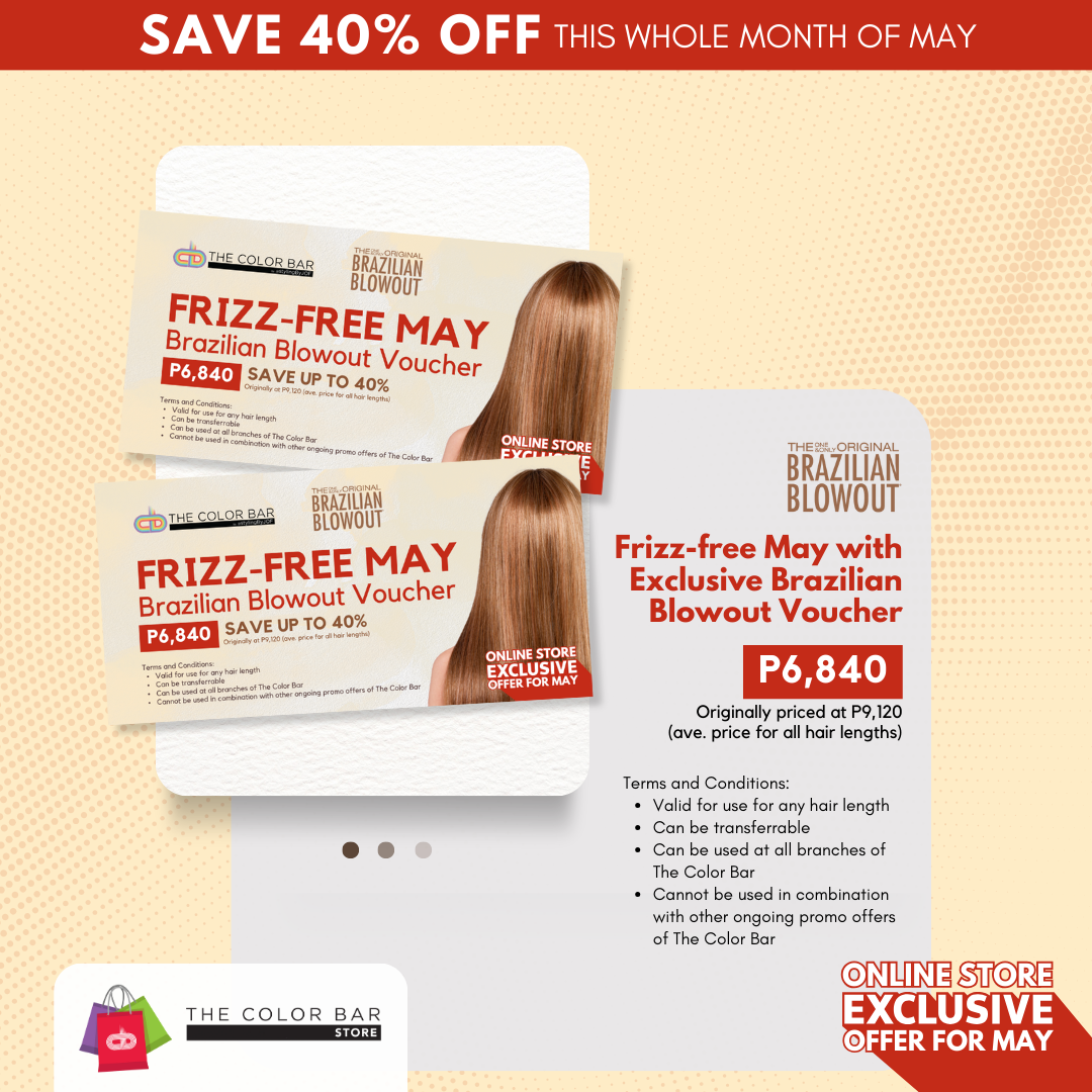 FRIZZ-FREE MAY with Exclusive Brazilian Blowout Voucher