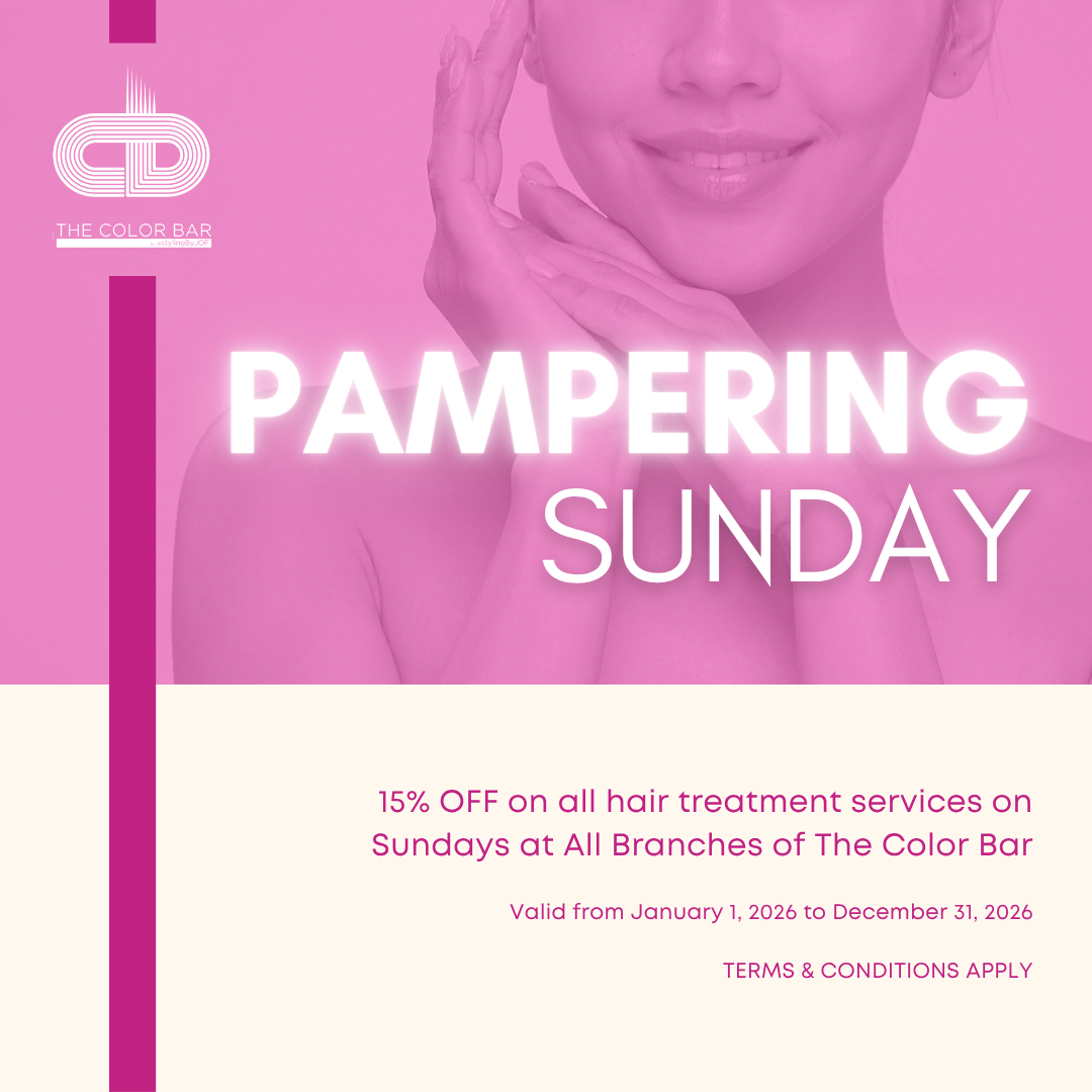 Pampering Sunday | 15% Off Hair Treatment Services | The Color Bar