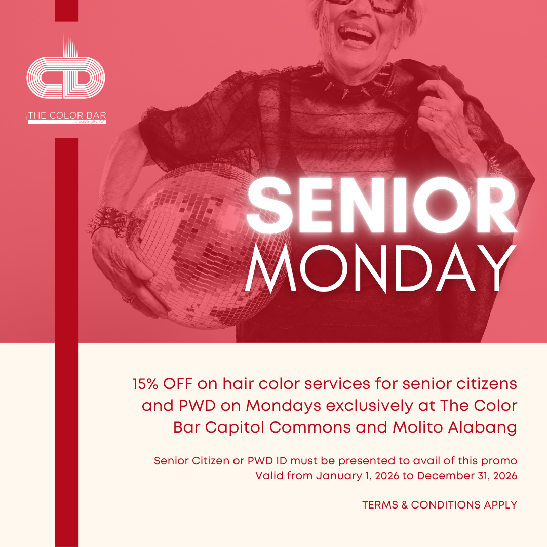 Senior Monday | 15% Off Hair Color Services | The Color Bar