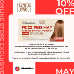 FRIZZ-FREE MAY with Exclusive Brazilian Blowout Voucher